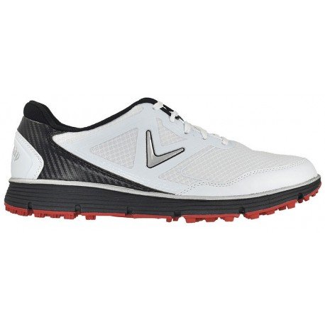 Zapatos de golf Callaway 13M Balboa Vent Blancos con negro Hombre sin spikes