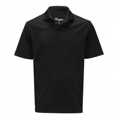 Camiseta de golf Forgan XXXL Negra Premium Performance St Andrews