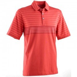 Camiseta de golf Ashworth L grande roja rayada flag red engineer blanket tienda de golf golfco