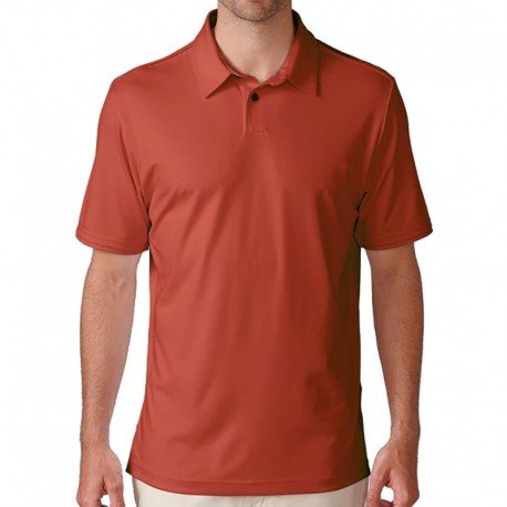 Camiseta de golf Ashworth M mediana roja flag red matte interlock