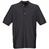 Camiseta de golf Greg Norman S Pequeña negra shingle Protek Micro Pique hombre Polo