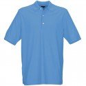 Camiseta de golf Greg Norman S Pequeña Azul Varsity Protek Micro Pique hombre Polo