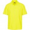 Camiseta de golf Greg Norman S Pequeña Amarilla Citron Protek Micro Pique hombre Polo