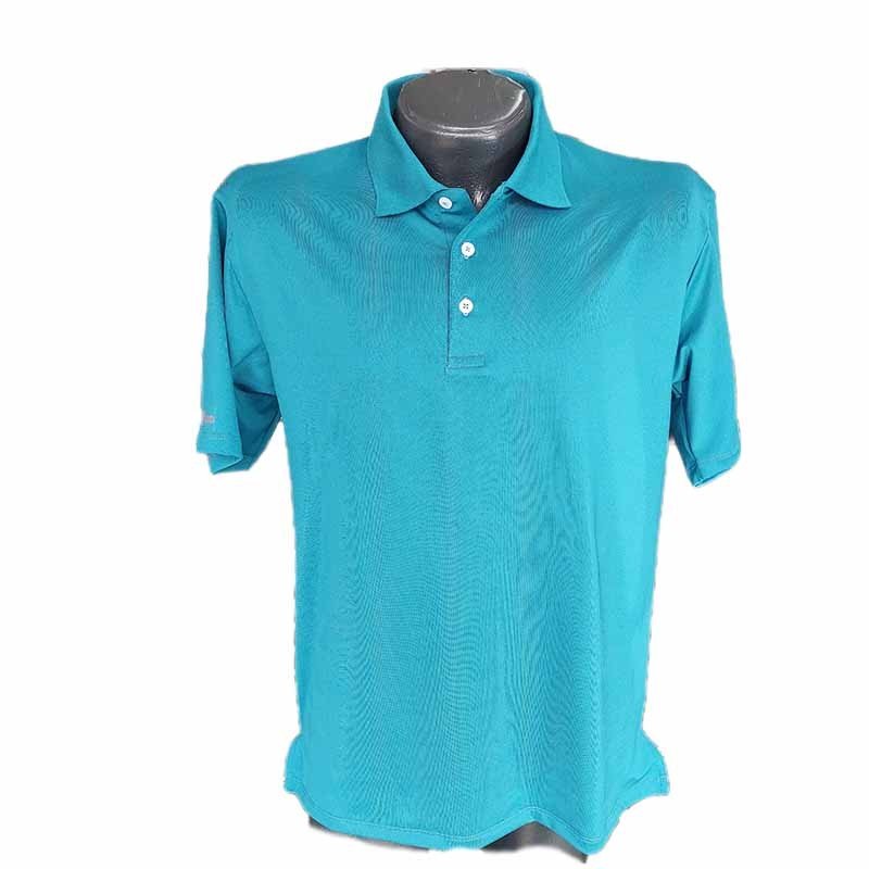 Camiseta de golf golfco S pequeña verde Benetton poliester expandex transpirable