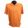 Camiseta de golf golfco L Grande naranja poliester expandex transpirable