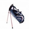 Talega de golf Callaway Capital azul blanco y roja Patitas y cargar para palos de golf