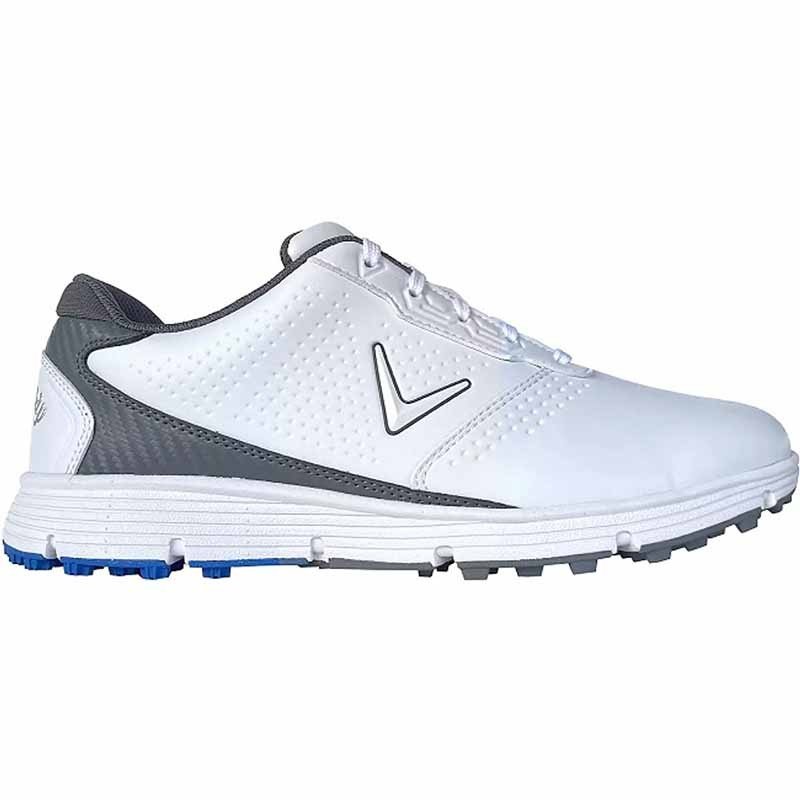 Zapatos de golf Callaway 8M Balboa Sport Blancos con gris Hombre sin spikes