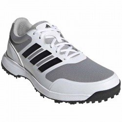 Zapatos de golf Adidas 7.5M Tech Response Blancos con gris Hombre sin spikes