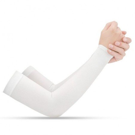 Mangas Blancas protectores de brazos sleeves frescos talla única UV
