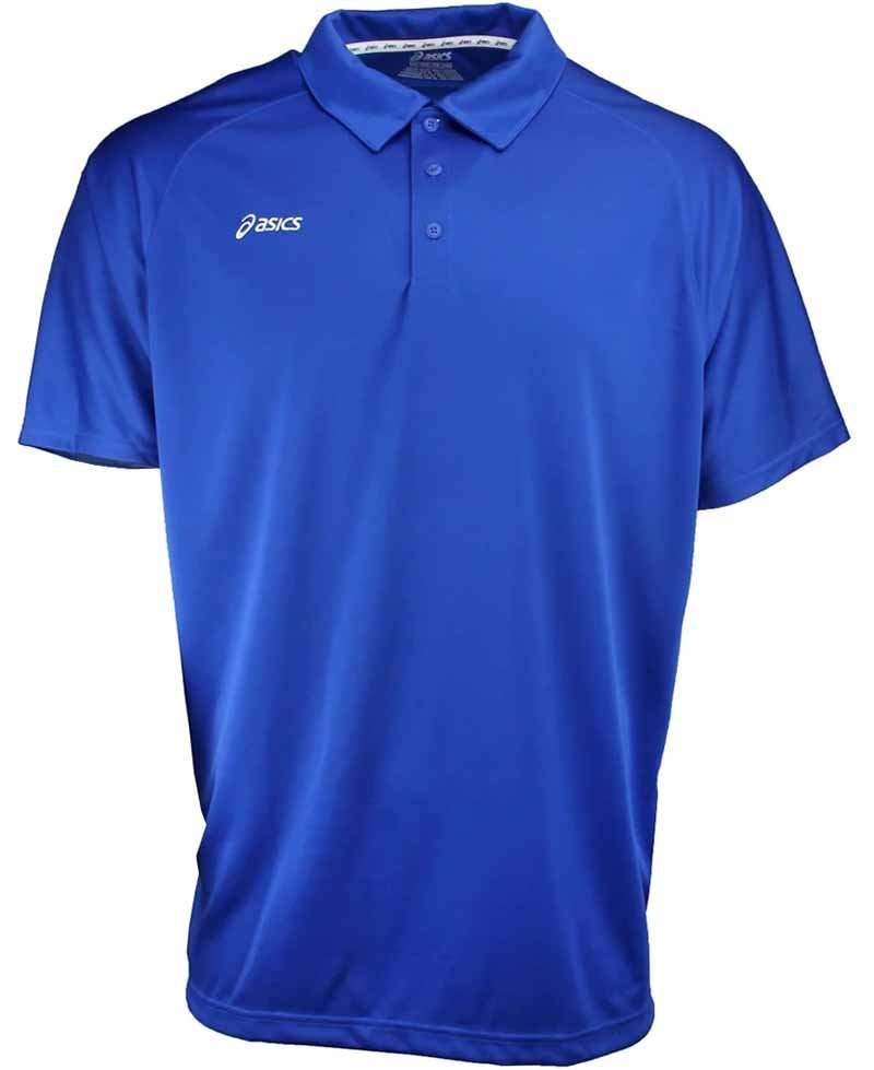 Camiseta de golf asics azul royal blanco Corp 01