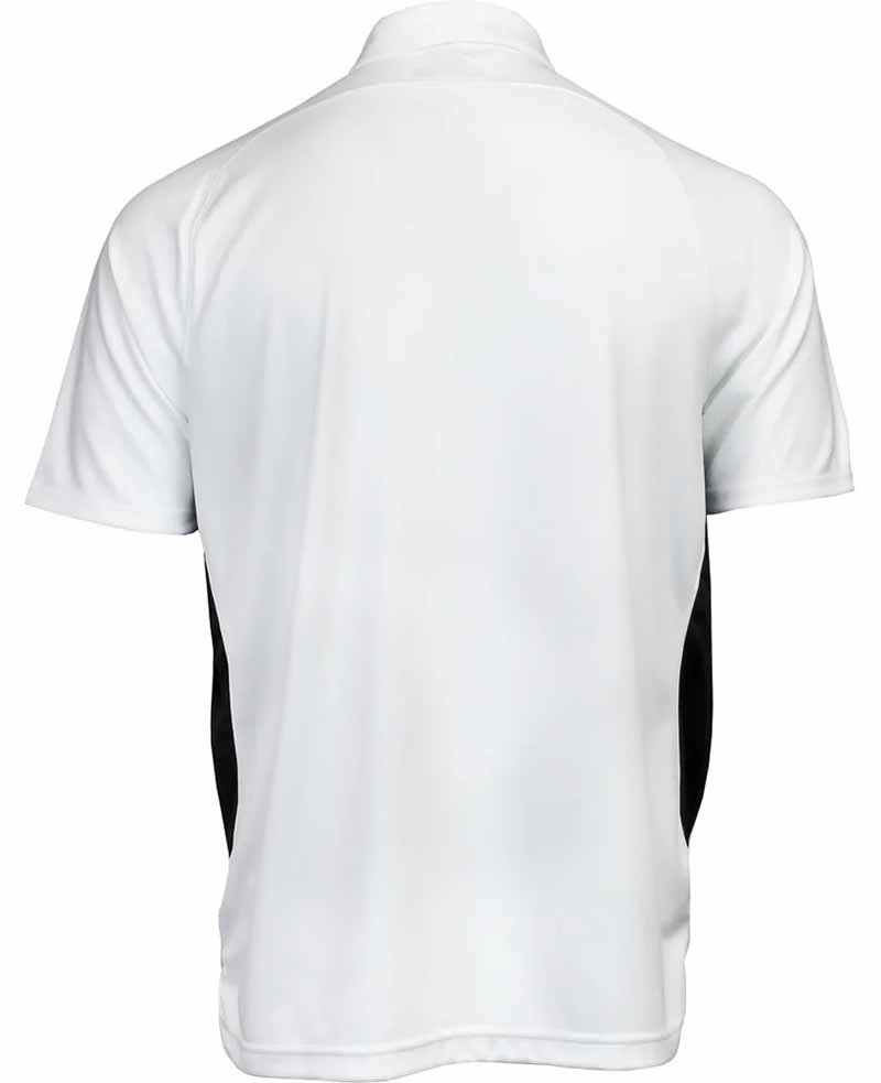 Camiseta de golf asics blanco y negro Corp 02
