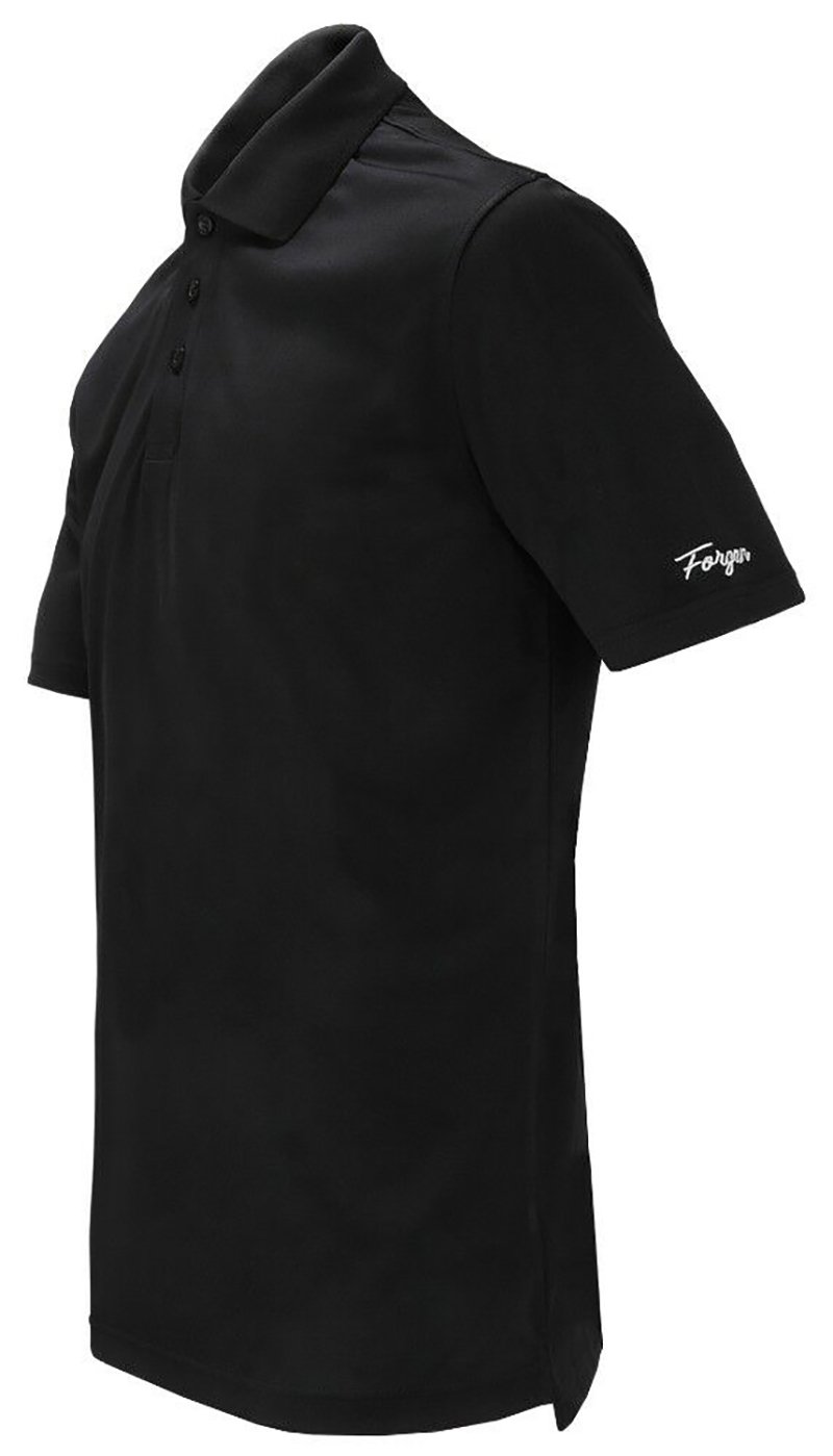 Camiseta de golf forgan negra 01