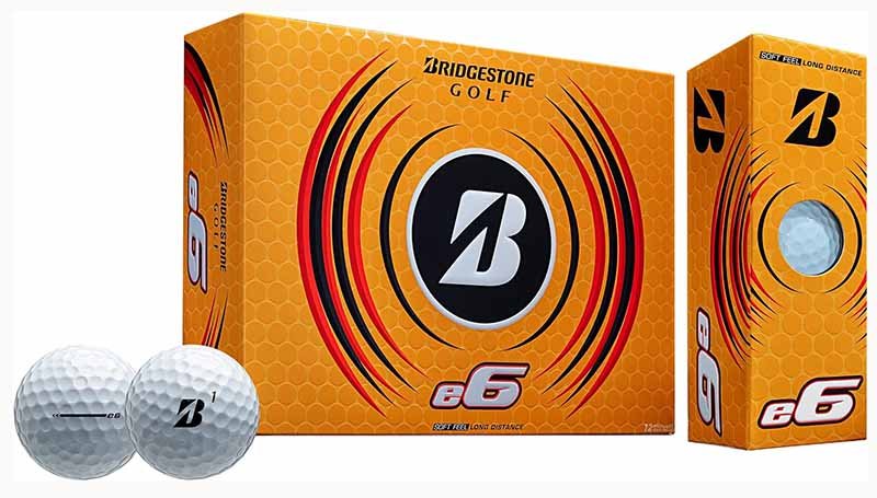 Bolas de golf Bridgestone e6 Blancas Docena 02