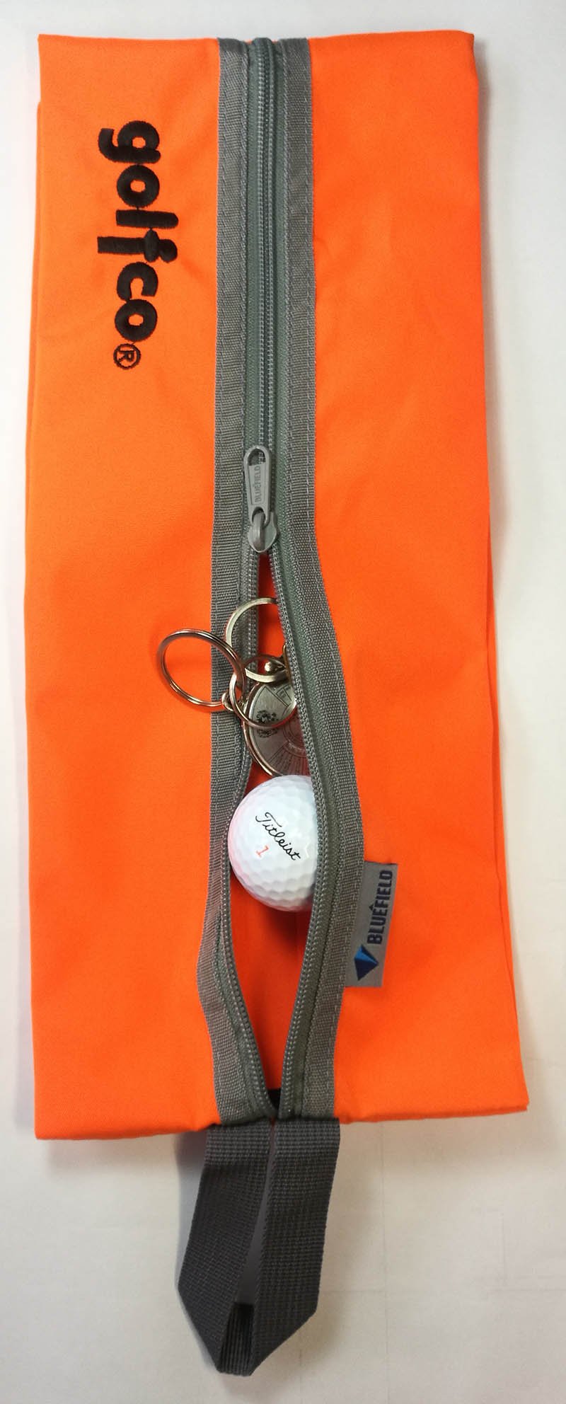 Esstuche golfco organizador de bolas de golf y otros Naranja 01