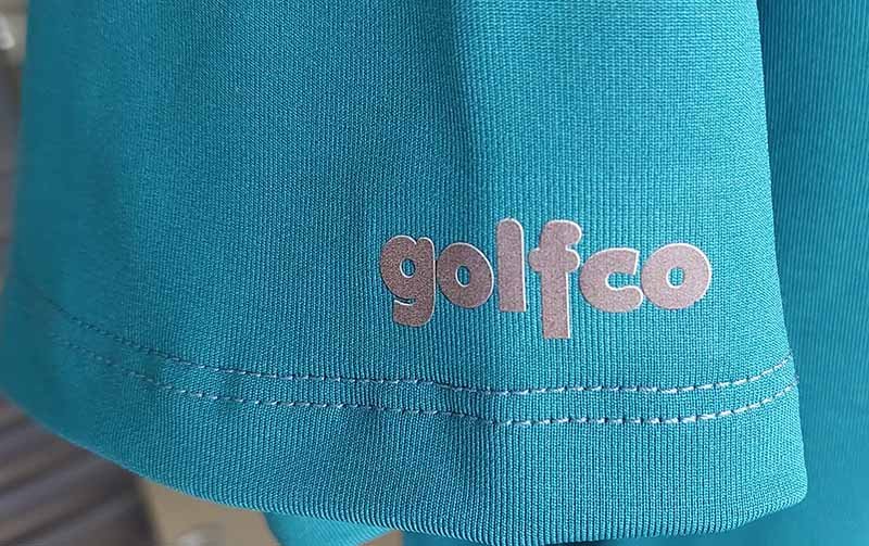 camiseta de golf golfco. Marca de golf golfco