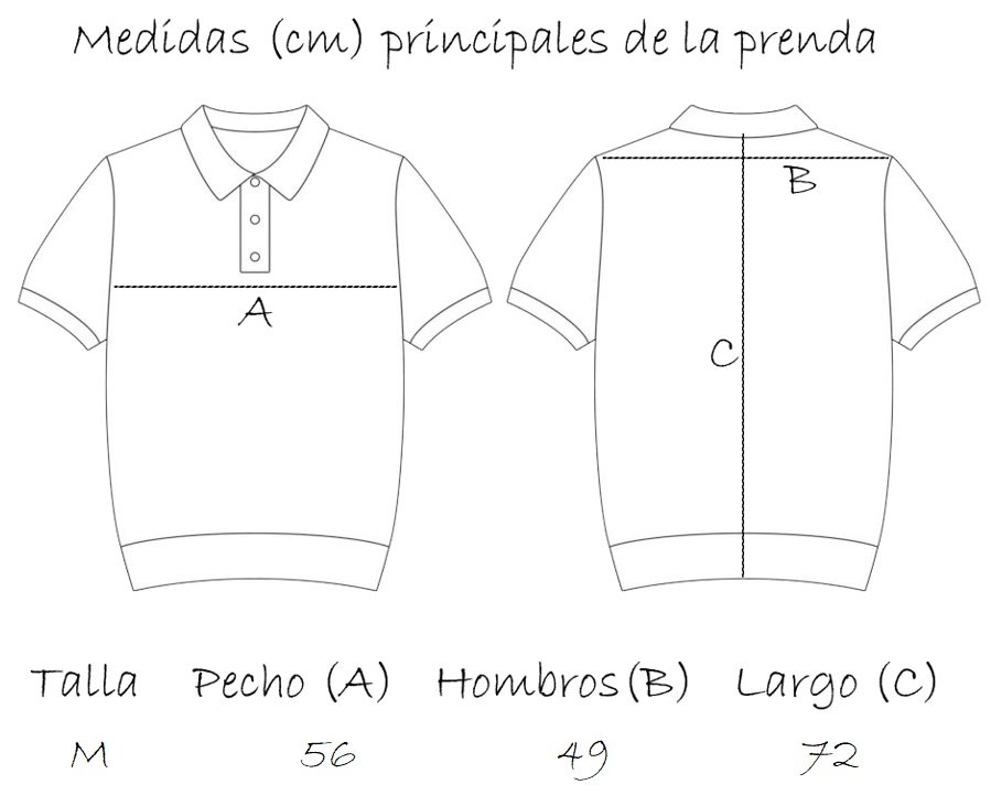 camiseta de golf  polo de golf golfco Medidas M