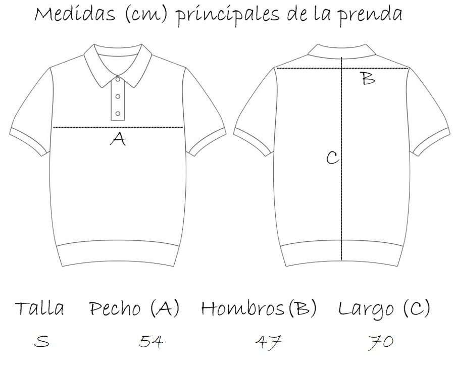 camiseta de golf  polo de golf golfco Medidas S